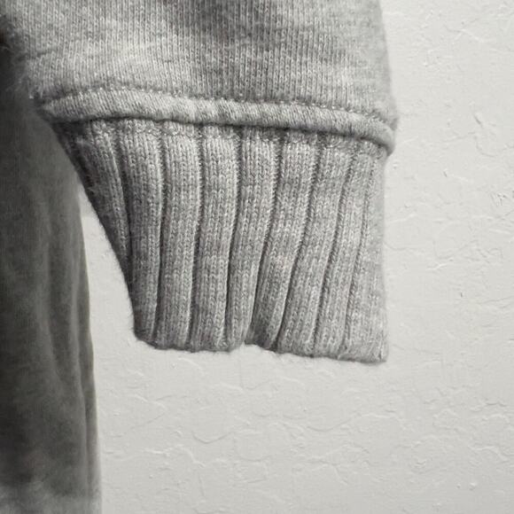 Aerie Sweatshirt XS Crewneck Cotton French Terry Lounge Gray Relaxed Cozy - Picture 6 of 8